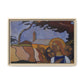Filiger, Charles - Virgin and Two Angels (1895) - Matte Canvas, Framed
