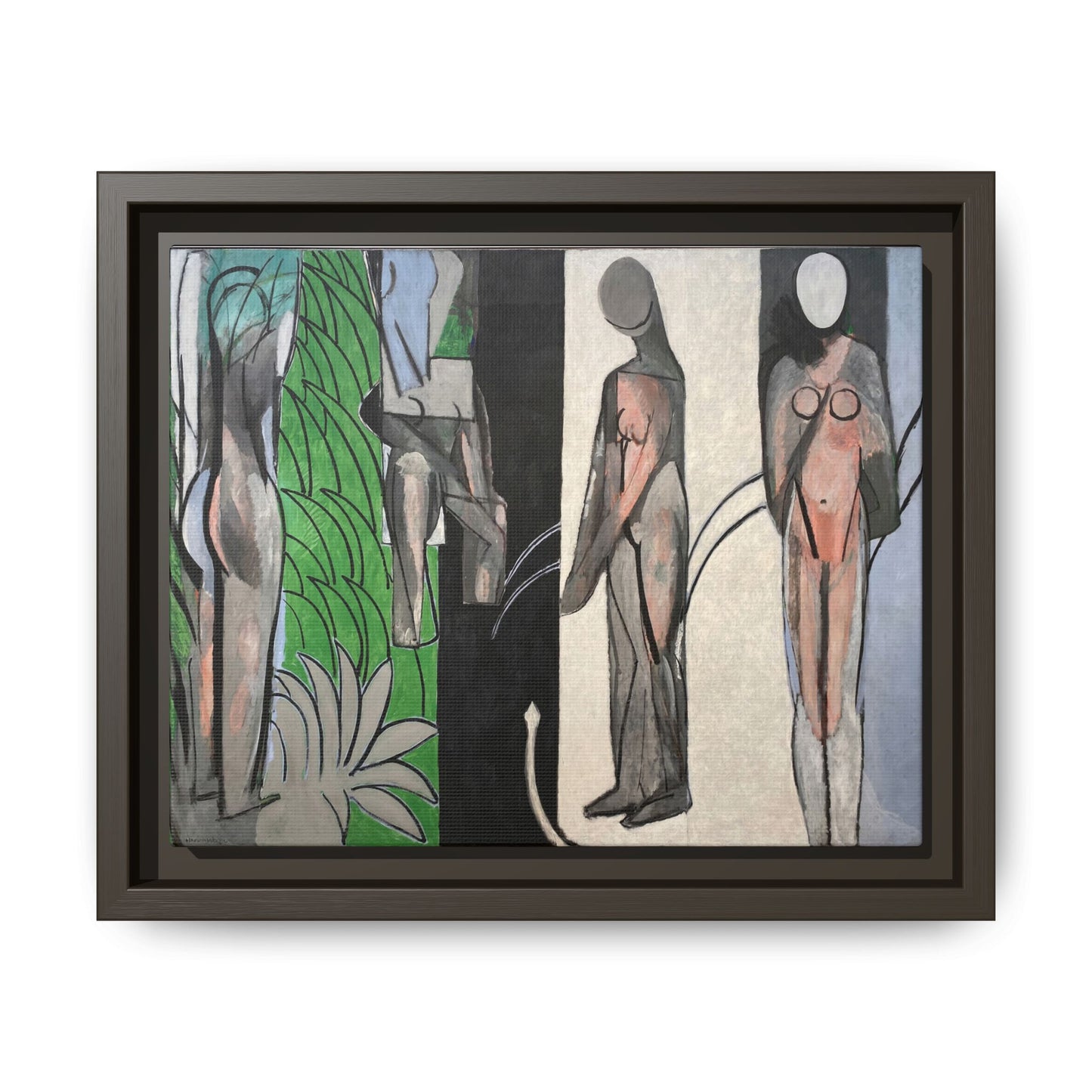 Matisse, Henri - Bathers by a River (1917) - Matte Canvas, Framed