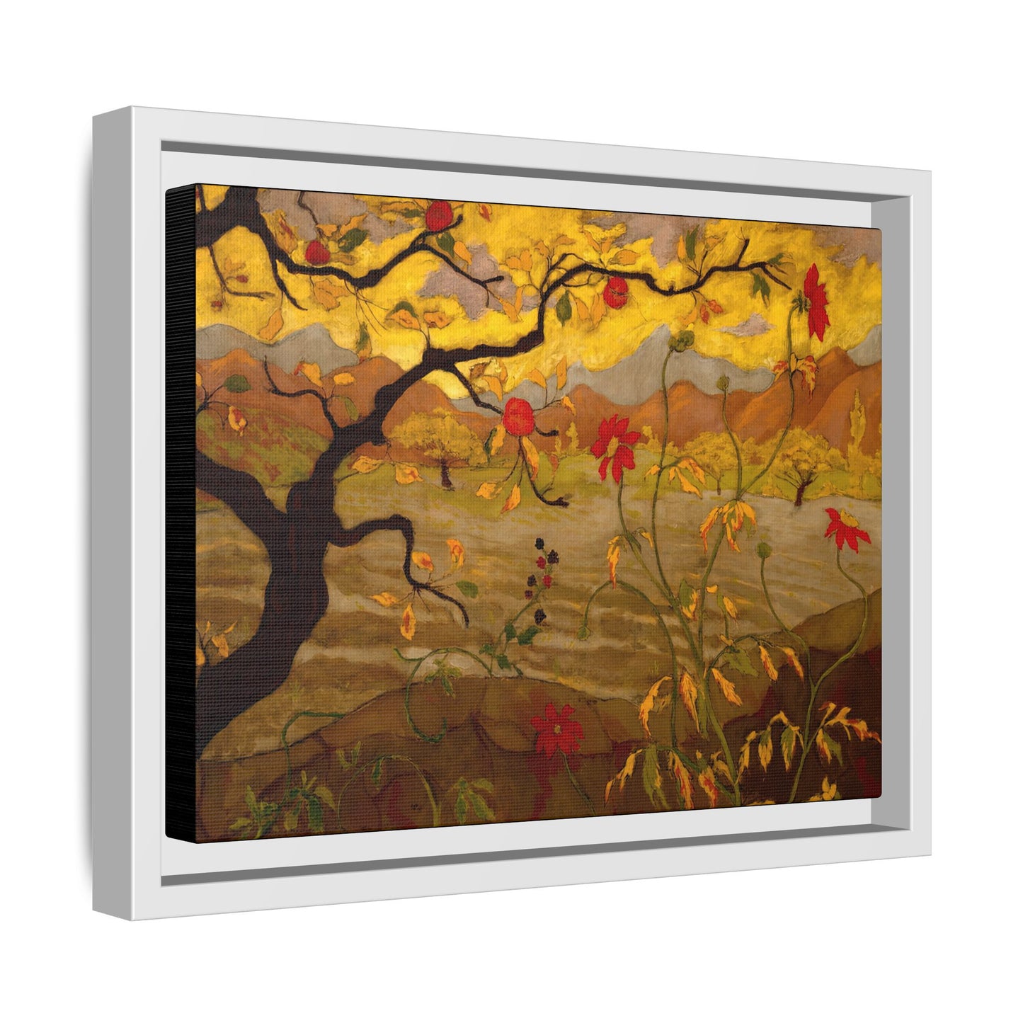 Ranson, Paul - Apple Tree with Red Fruit (1902) - Matte Canvas, Framed