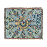 Melek Taus Mandala - Woven Blanket
