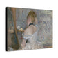 Morisot, Berthe - Woman at Her Toilette (1880) - Canvas Block, unframed