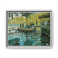 Monet, Claude - La Grenouillere (1869) - Matte Canvas, Framed