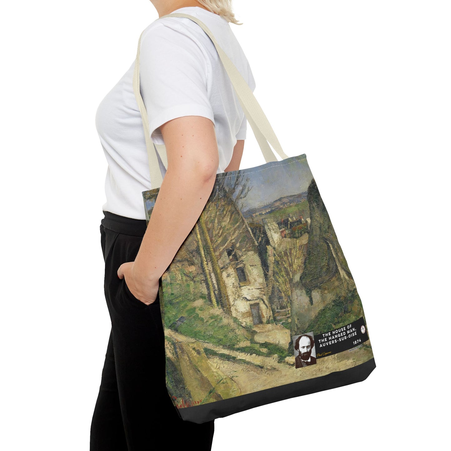 Cézanne, Paul - The House of the Hanged Man, Auvers-sur-Oise (1874) - Tote Bag