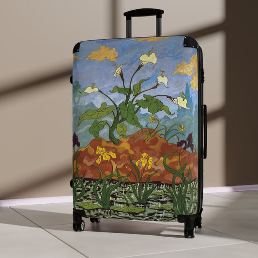 Ranson, Paul - Violet and Yellow Aurum Lilies and Irises (1899) - Suitcase