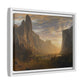 Bierstadt, Albert - Looking Down Yosemite Valley (1865) - Matte Canvas, Framed