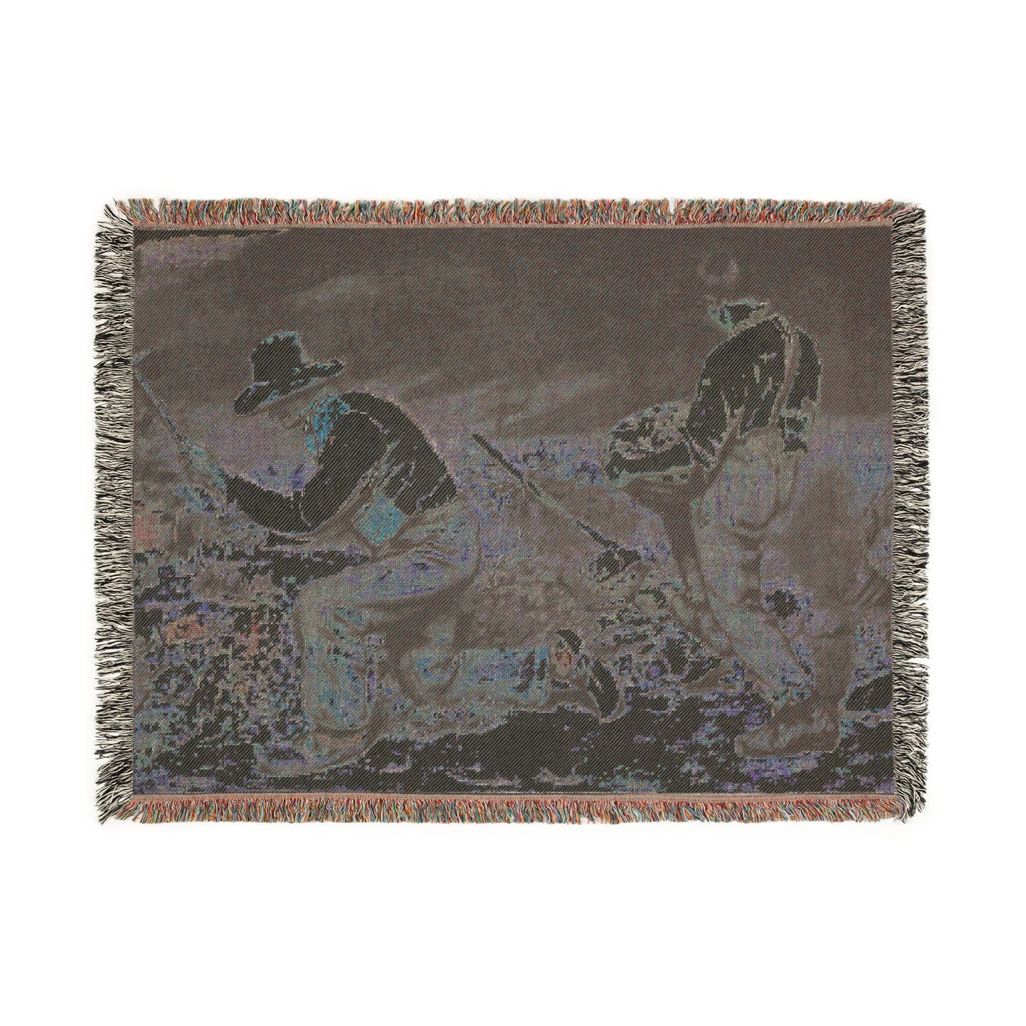 Courbet, Gustave - The Stone Breakers (1850) - Woven Blanket