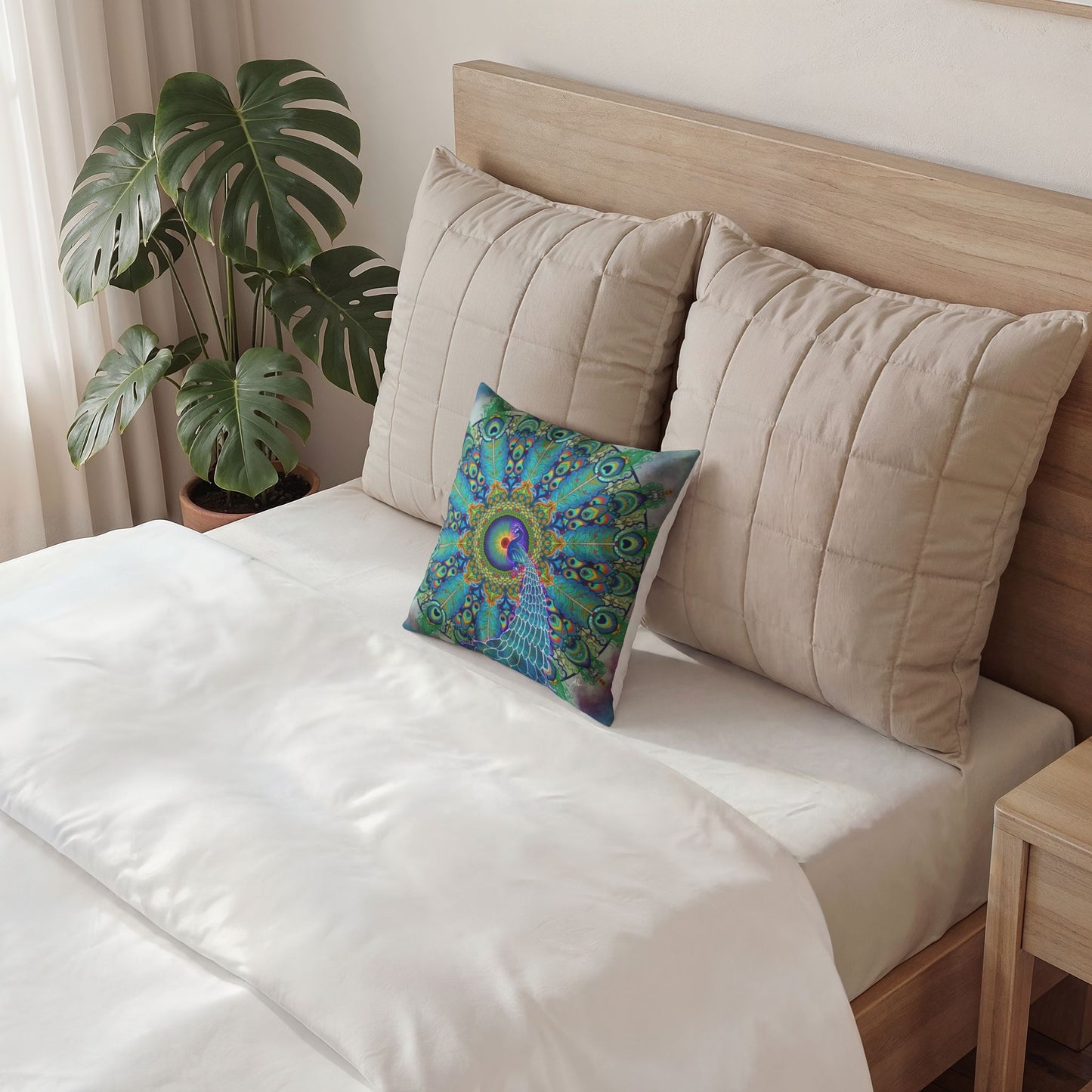 Pacio, Adam - Melek Taus Mandala - Poly Velvet Pillow