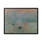 Monet, Claude - Impression, Sunrise (1872) - Matte Canvas, Framed