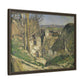 Cézanne, Paul - The House of the Hanged Man, Auvers-sur-Oise (1874) - Matte Canvas, Framed