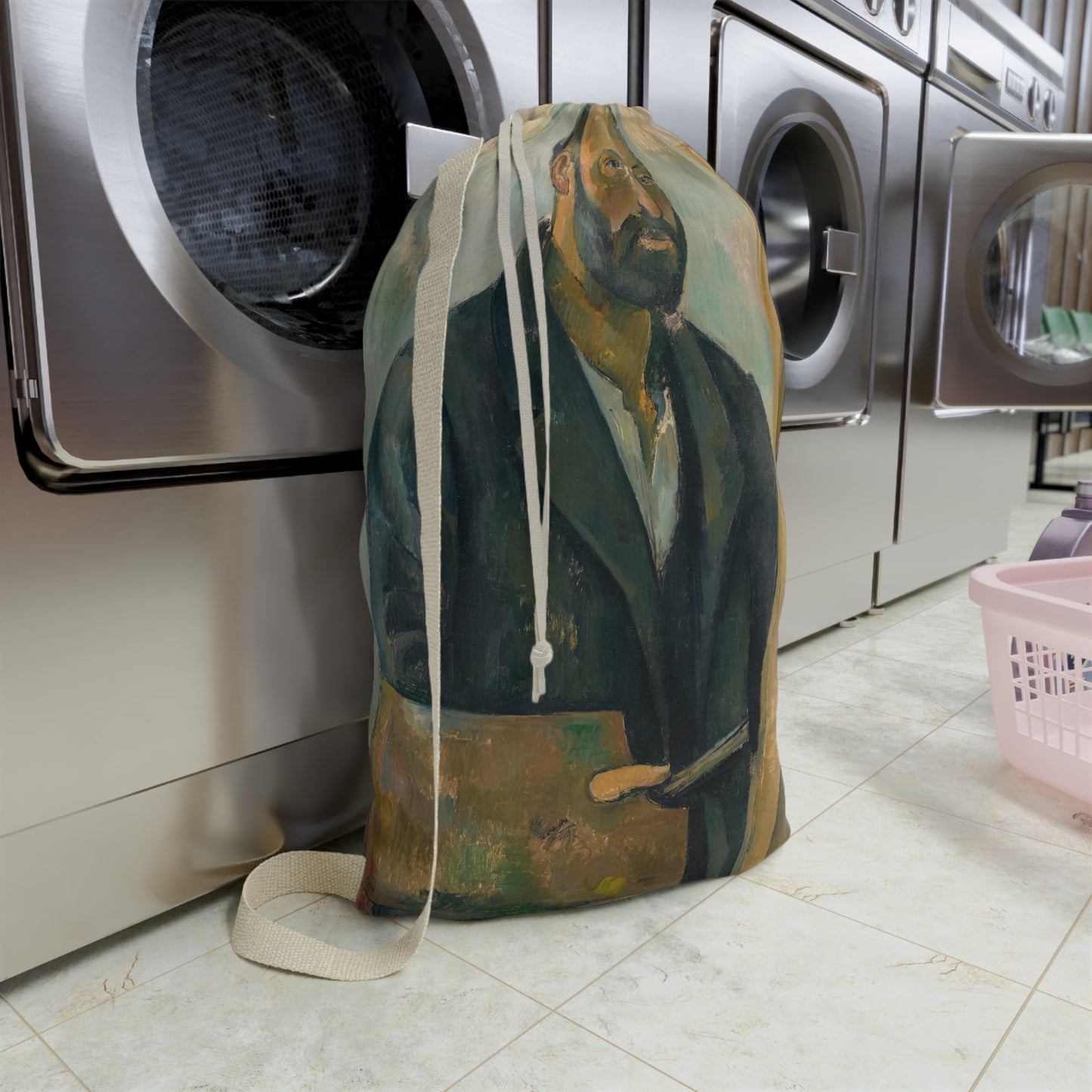 Cézanne, Paul - Portrait of the Artist with a Palette (1890) - Laundry Bag