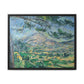 Cézanne, Paul - Mont Sainte-Victoire with Large Pine (1887) - Matte Canvas, Framed