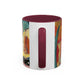 Matisse, Henri - The Joy of Life (1905) - Colorful Accent Mugs