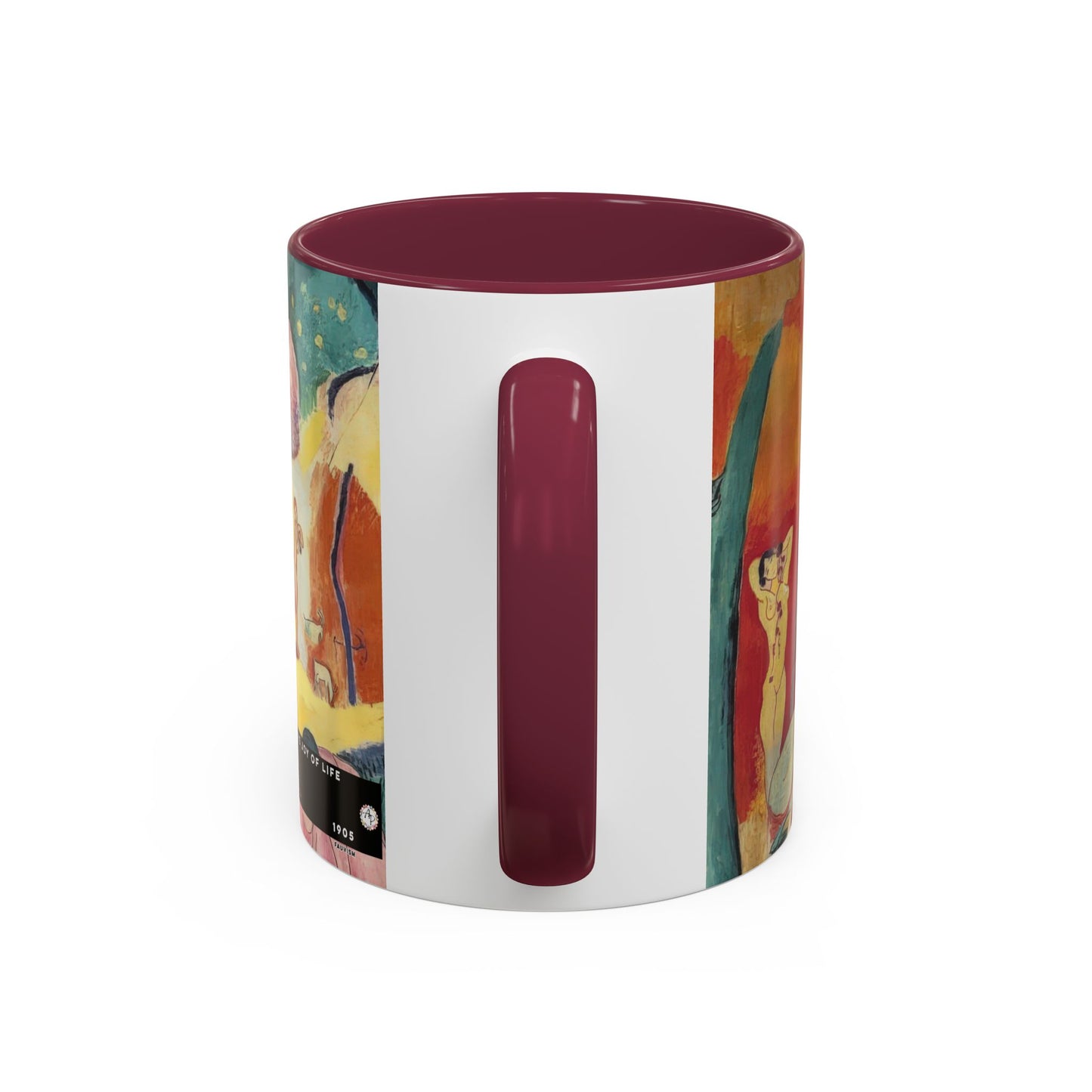 Matisse, Henri - The Joy of Life (1905) - Colorful Accent Mugs