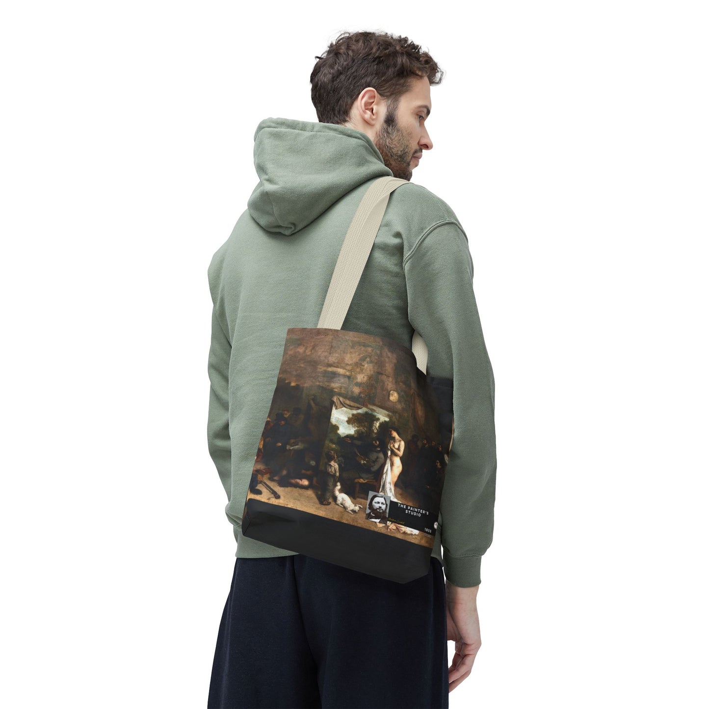 Courbet, Gustave - The Painter’s Studio (1855) - Tote Bag