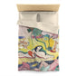 Matisse, Henri - The Joy of Life (1905) - Microfiber Duvet Cover