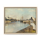 Morisot, Berthe - The Harbor at Lorient (1869) - Matte Canvas, Framed