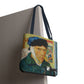 Van Gogh, Vincent - Self Portrait with Bandaged Ear (1889) - Tote Bag
