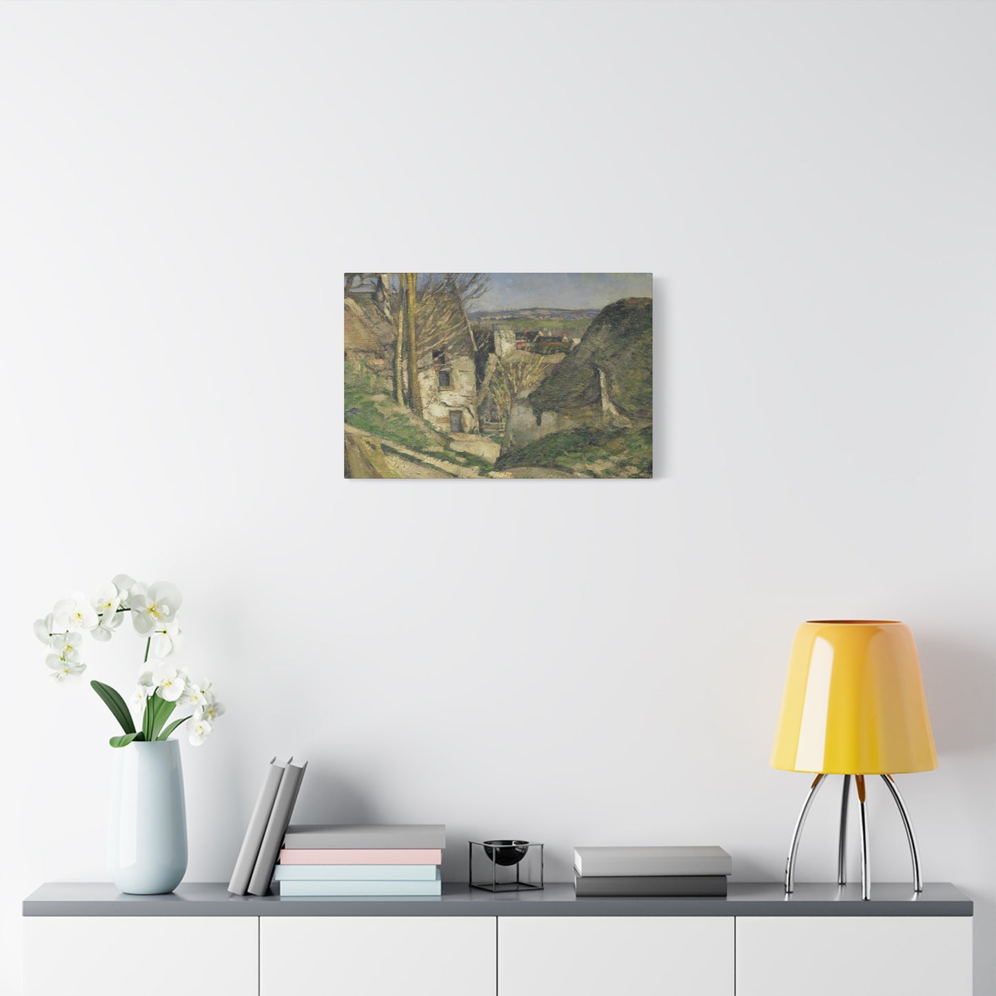 Cézanne, Paul - The House of the Hanged Man (1874) - Canvas Block, unframed