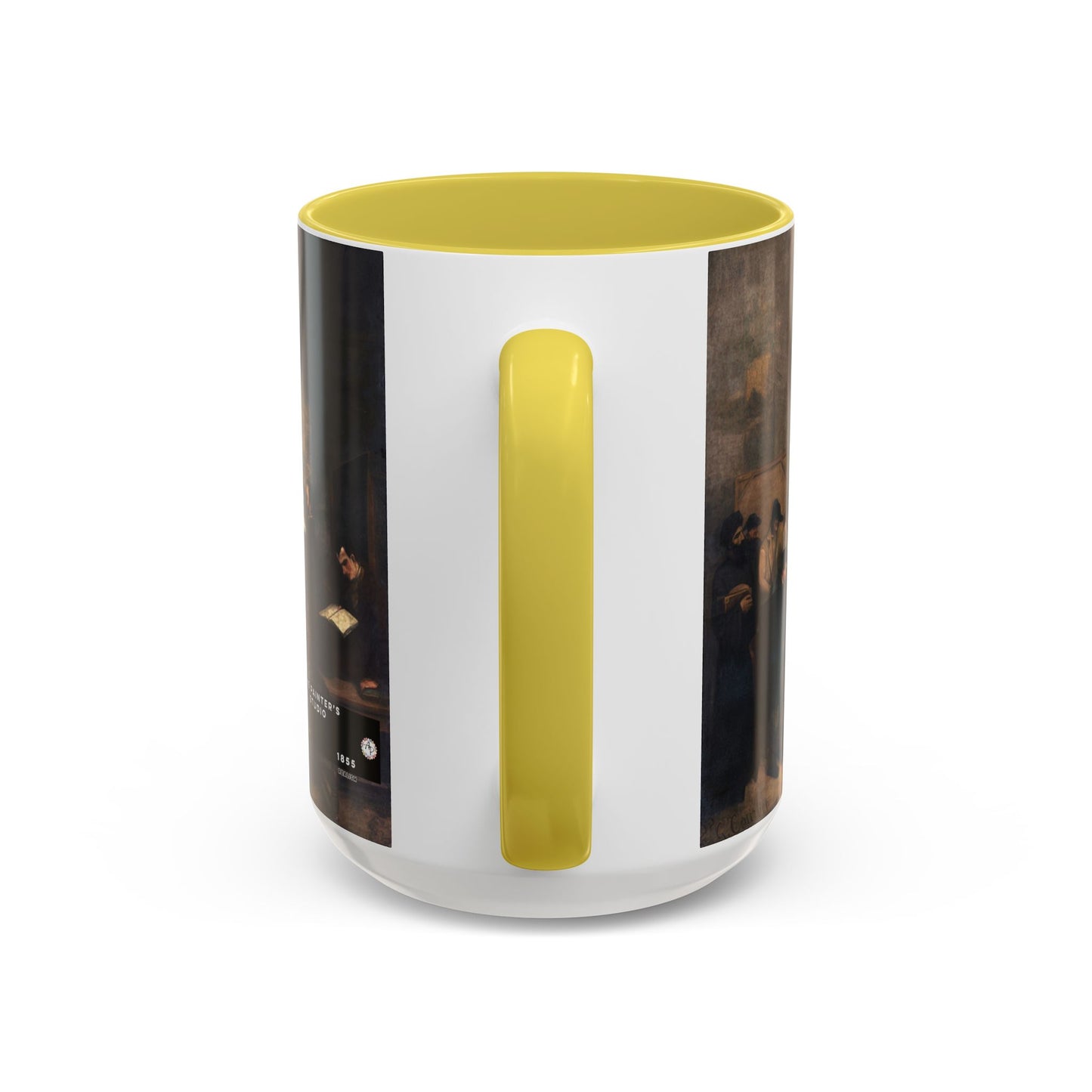 Courbet, Gustave - The Painter’s Studio (1855) - Colorful Accent Mugs