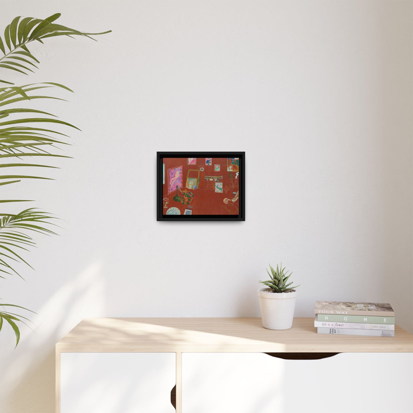 Matisse, Henri - The Red Studio (1911) - Matte Canvas, Framed