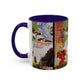 Cézanne, Paul - A Modern Olympia (1874) - Colorful Accent Mugs