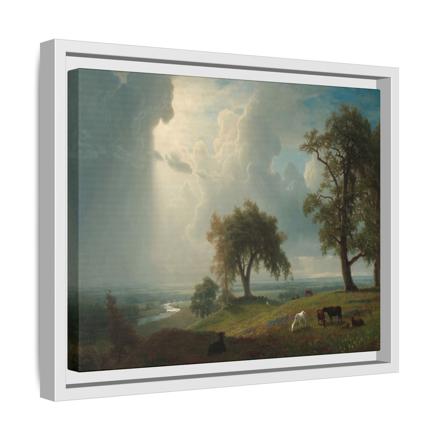 Bierstadt, Albert - California Spring (1875) - Matte Canvas, Framed