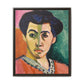 Matisse, Henri - The Green Stripe (1905) - Matte Canvas, Framed
