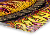 Solar Disc Mandala - Acrylic Block