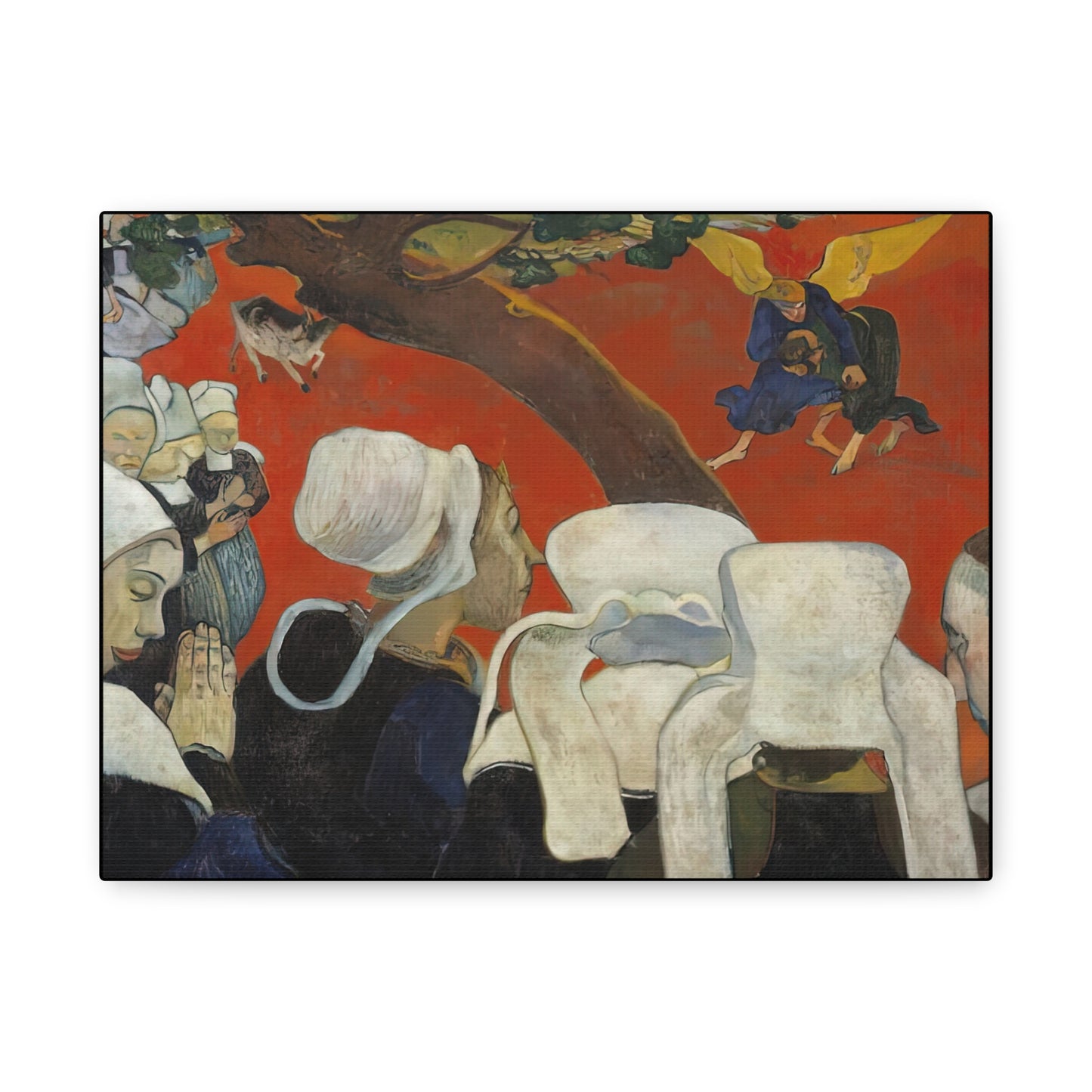 Gauguin, Paul - Vision of the Sermon (1888) - Canvas Block, unframed