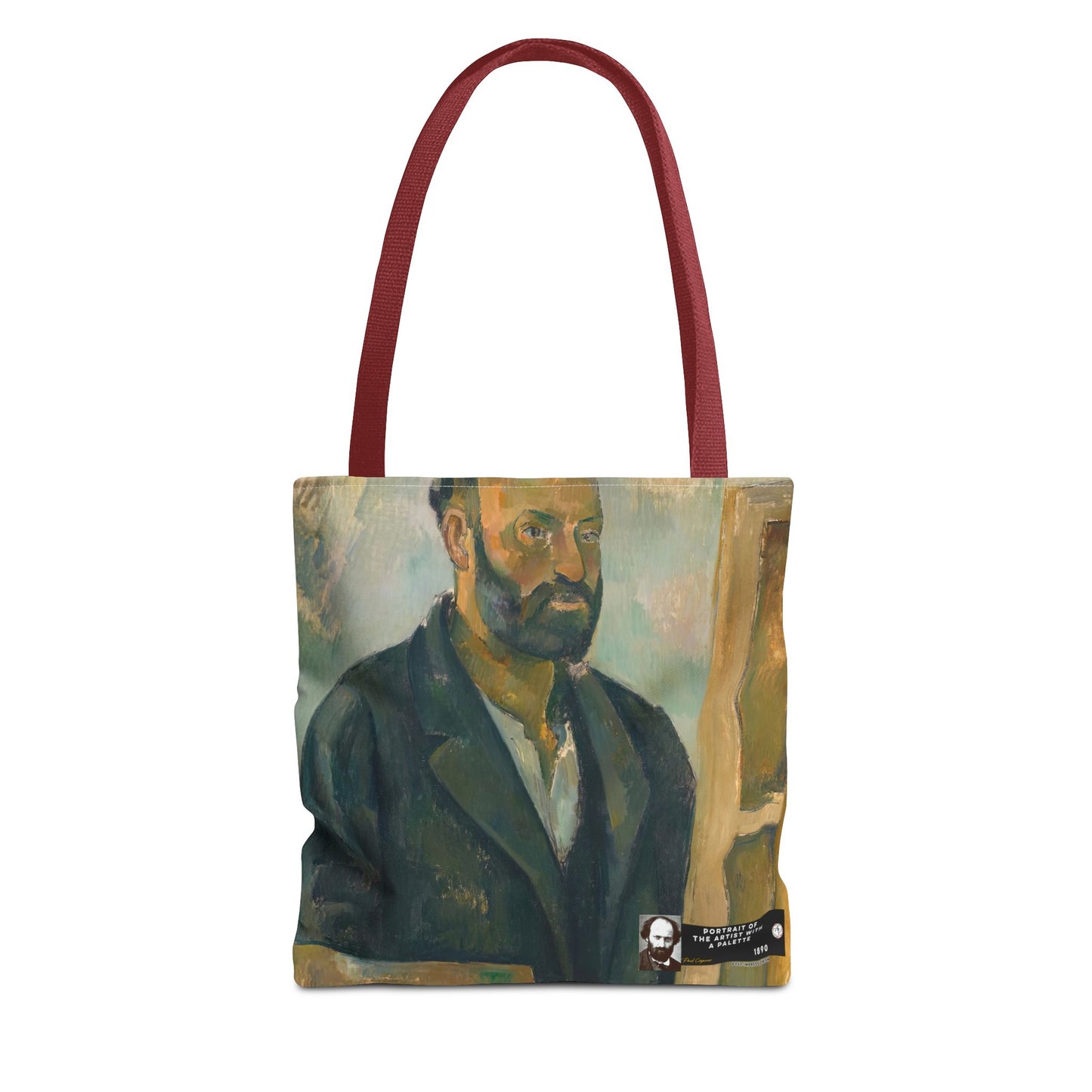 Cézanne, Paul - Portrait of the Artist with a Palette (1890) - Tote Bag