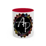 AdamPacio.com - Black Logo - Colorful Accent Mugs
