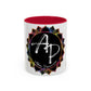 AdamPacio.com - Black Logo - Colorful Accent Mugs