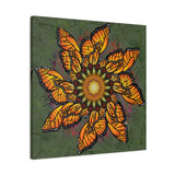 Monarch Butterfly Mandala A - Canvas