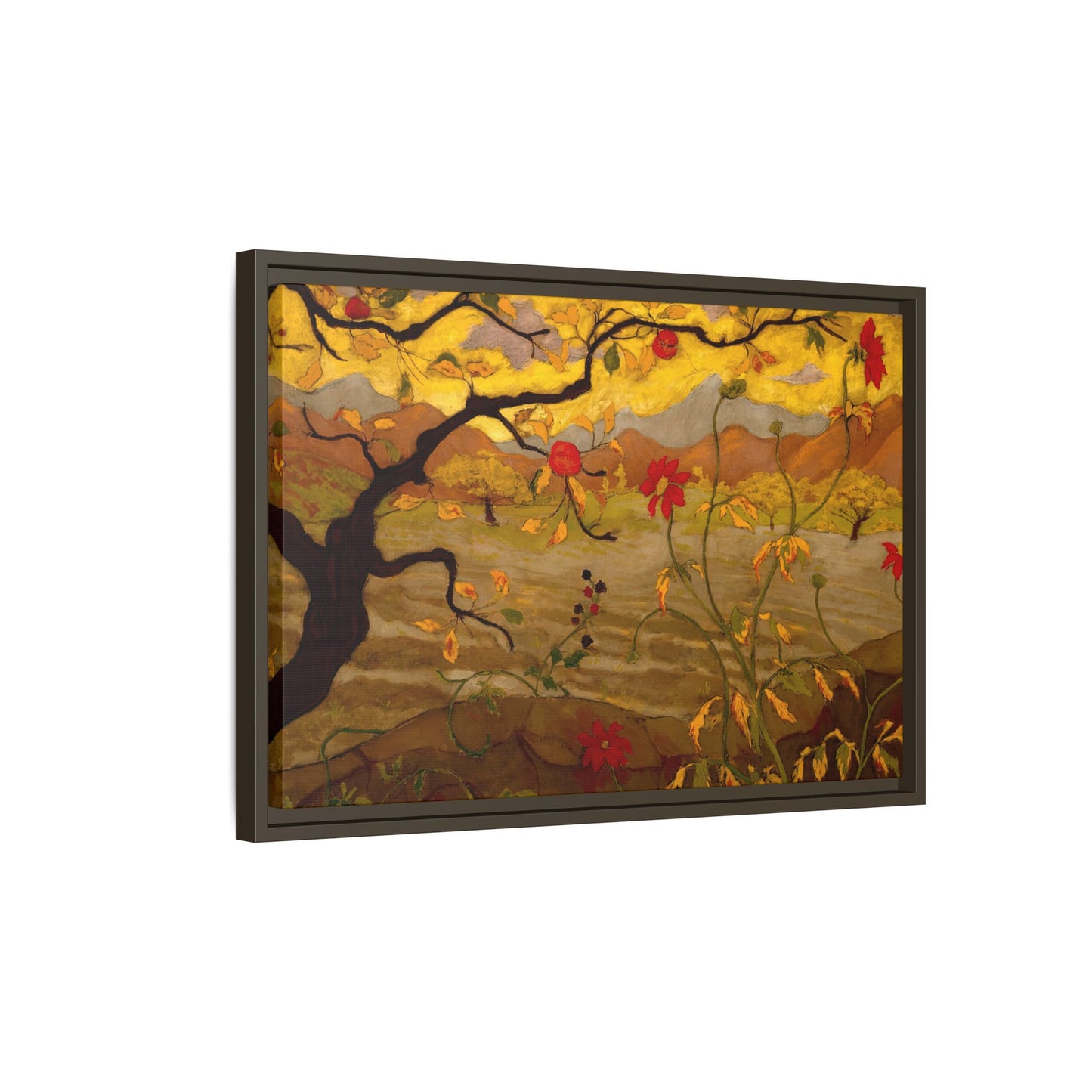 Ranson, Paul - Apple Tree with Red Fruit (1902) - Matte Canvas, Framed