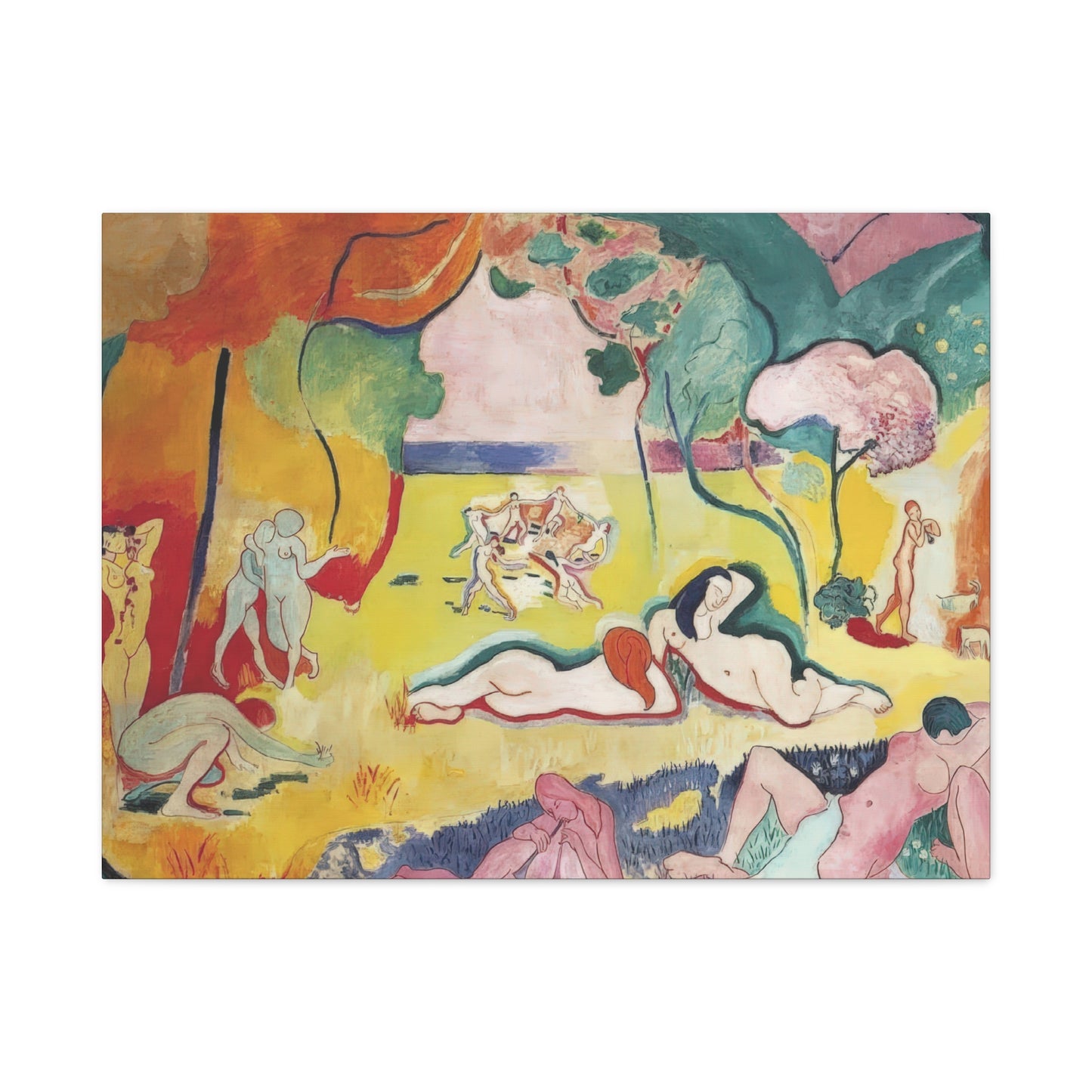 Matisse, Henri - The Joy of Life (1905) - Canvas Block, unframed