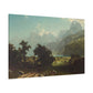 Bierstadt, Albert - Lake Lucerne (1858) - Canvas Block, unframed