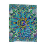 Pacio, Adam - Melek Taus Mandala - Velveteen Plush Blanket