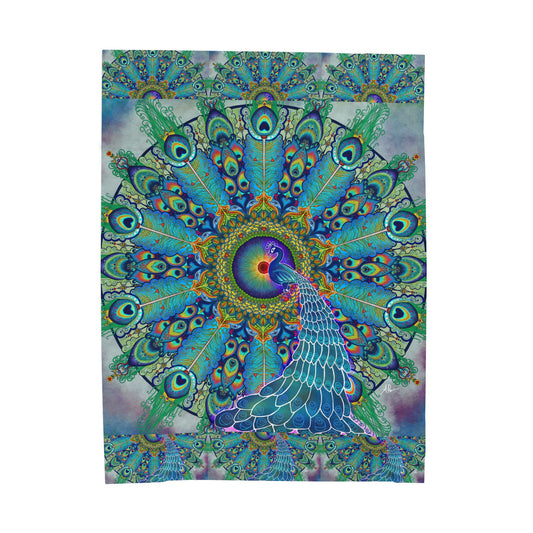 Pacio, Adam - Melek Taus Mandala - Velveteen Plush Blanket