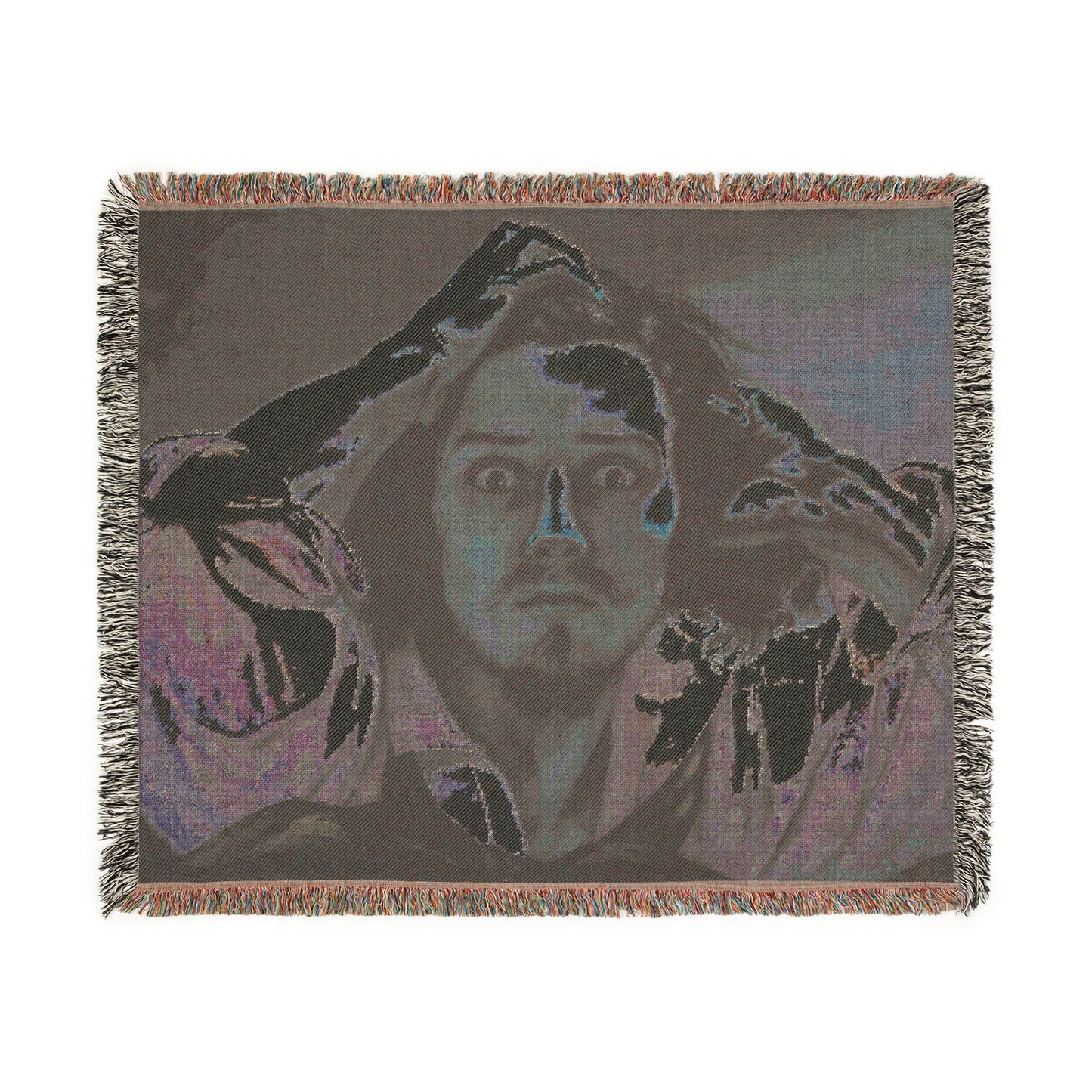 Courbet, Gustave - The Desperate Man (1843) - Woven Blanket