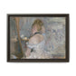 Morisot, Berthe - Woman at Her Toilette (1880) - Matte Canvas, Framed