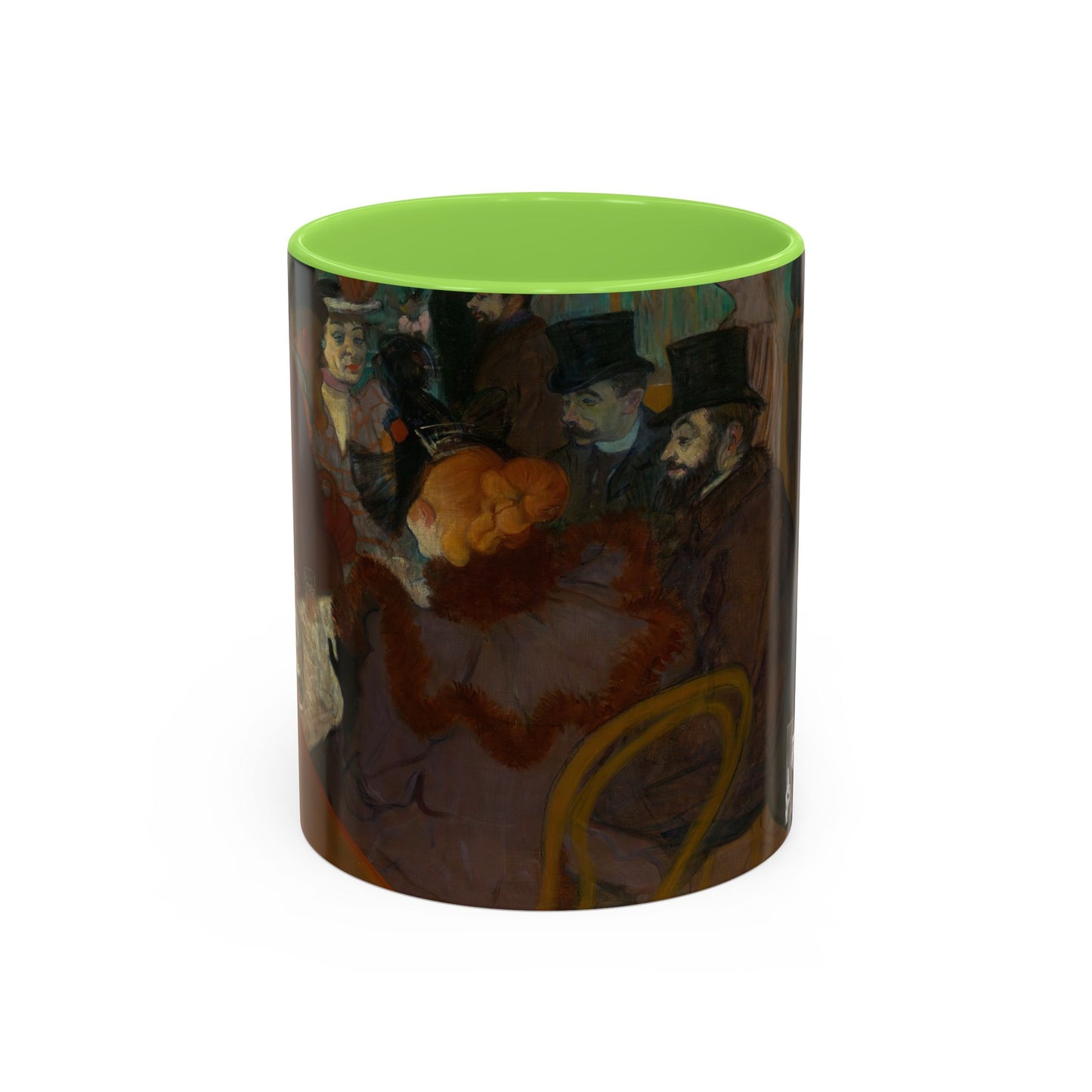 Toulouse-Lautrec, Henri - At the Moulin Rouge (1892) - Colorful Accent Mugs