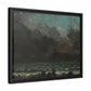 Courbet, Gustave - The Sea (1865) - Matte Canvas, Framed