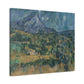 Cézanne, Paul - Mont Sainte-Victoire (1902) - Canvas Block, unframed