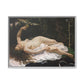 Courbet, Gustave - Woman with a Parrot (1866) - Matte Canvas, Framed