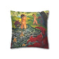 Ranson, Paul - The Lotus Bather (1906) - Suede Square Pillowcase