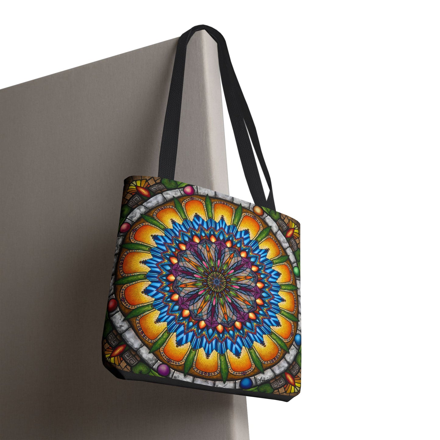 Pacio, Adam - Emerald Arrows Mandala - Tote Bag