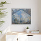 Monet, Claude - Le Gare Saint-Lazare (1877) - Matte Canvas, Framed