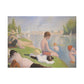 Seurat, Georges - Bathers at Asnières (1884) - Canvas Block, unframed