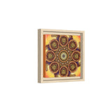 Lion Summer Mandala - Framed Canvas