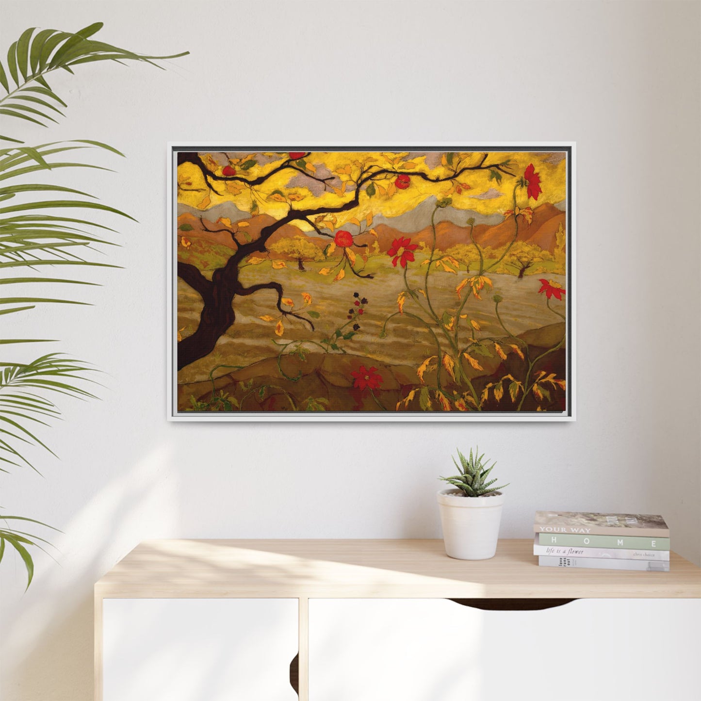 Ranson, Paul - Apple Tree with Red Fruit (1902) - Matte Canvas, Framed